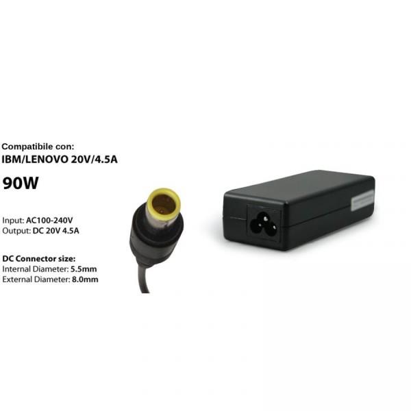 TECNOSHOP Alimentatore universale Hantol per PC portatili IBM e Lenovo 20 V